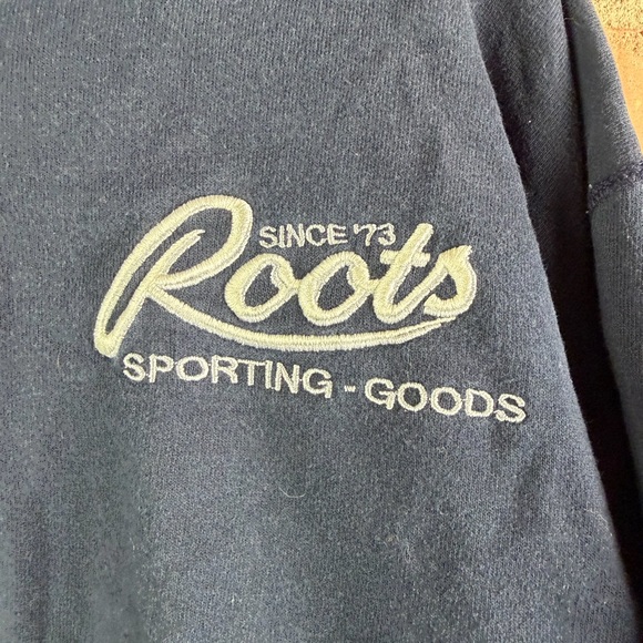 Vintage Roots navy embroidered logo long sleeve sweatshirt - Picture 2 of 3